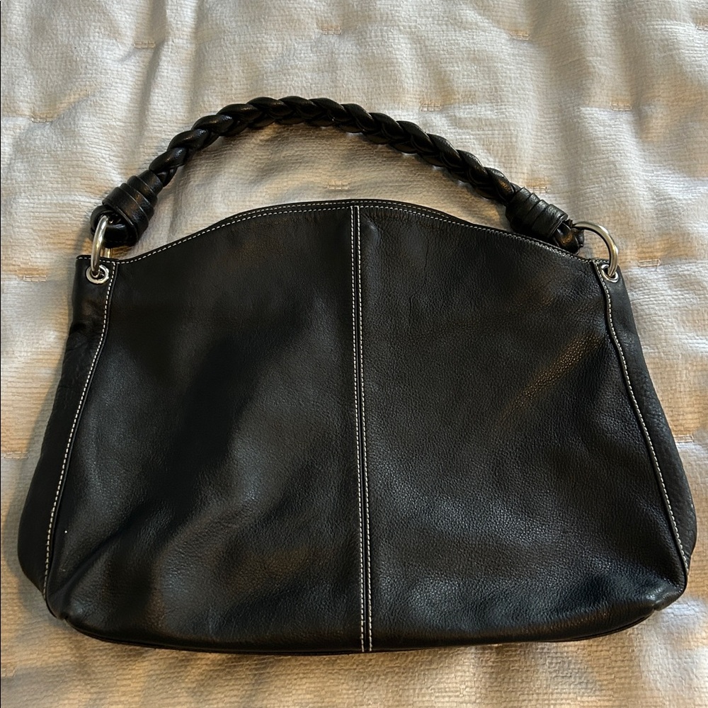 Vintage Lauren Ralph Lauren Black Leather Bag